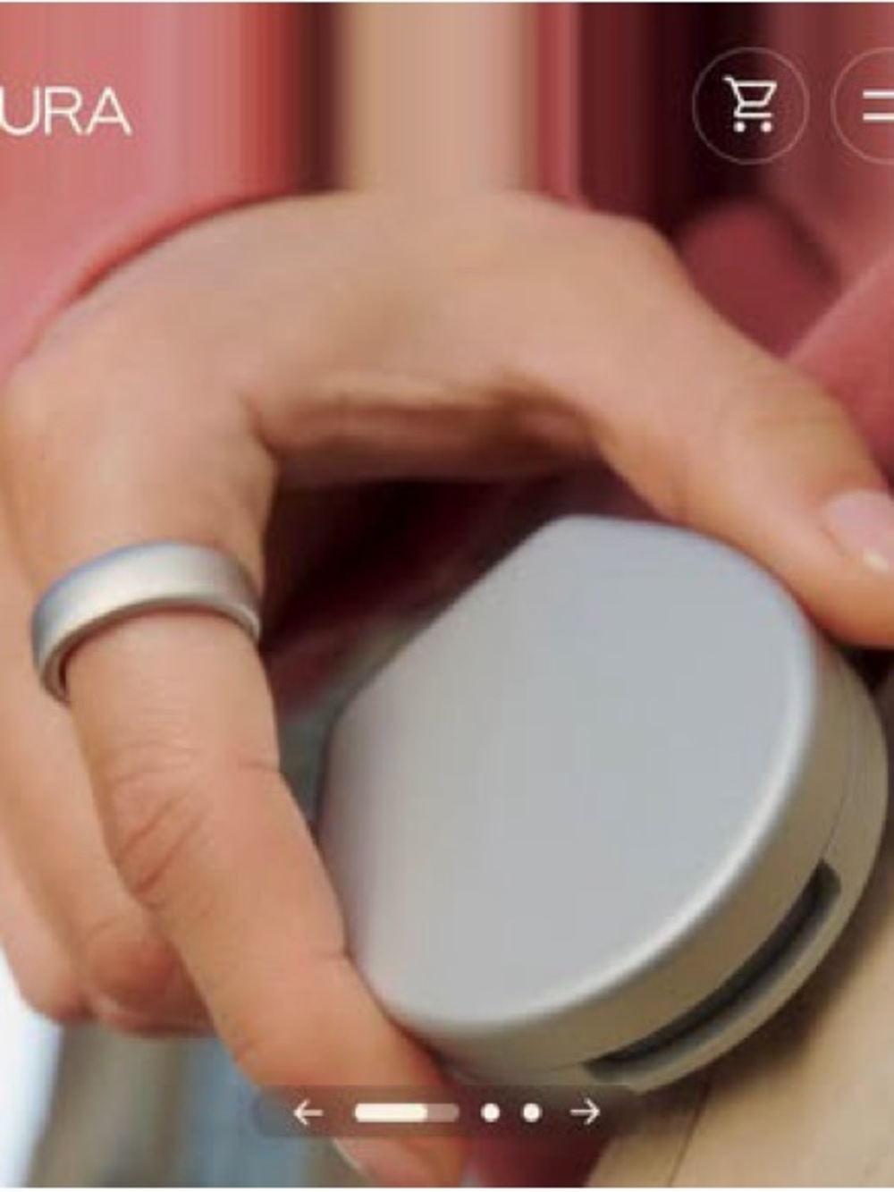 Oura Ring 5 Charging Case for Size 9 Ring - Picture 2 of 4
